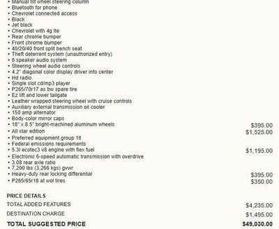 2018 Chevrolet Silverado 1500 LT All Star Edition