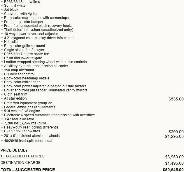 2018 Chevrolet Silverado 1500 LT