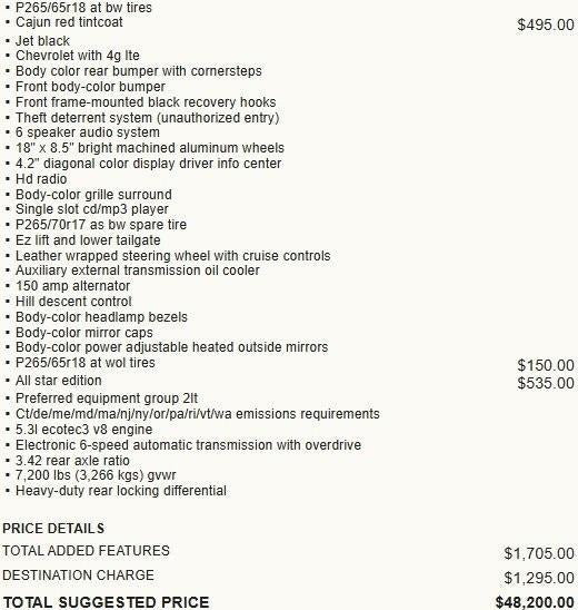 2018 Chevrolet Silverado 1500 LT