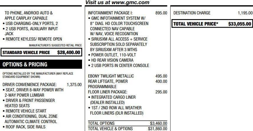 2020 GMC Terrain SLE