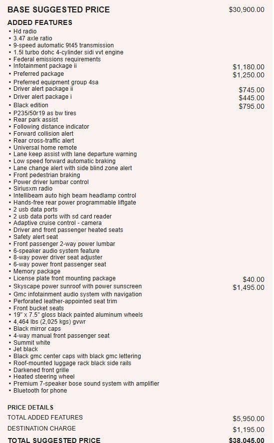 2019 GMC Terrain SLT