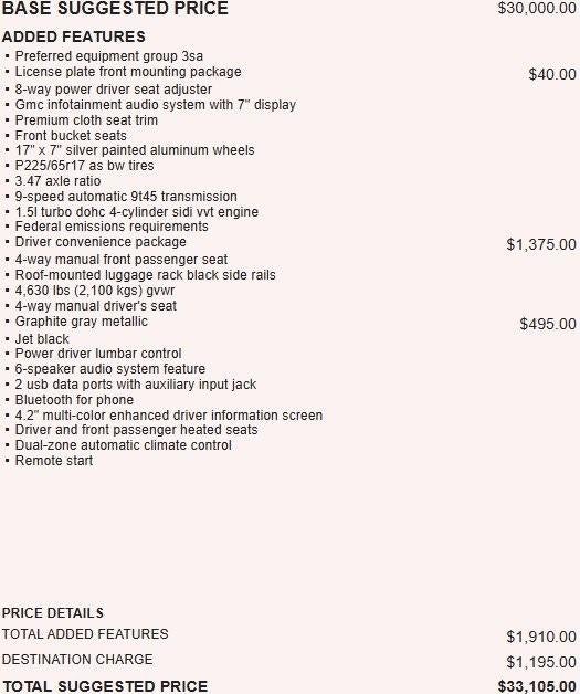 2020 GMC Terrain SLE