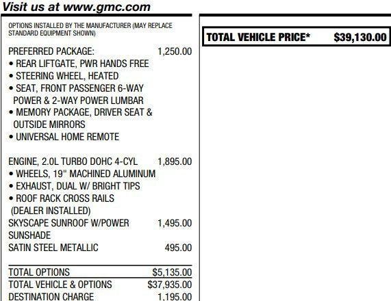 2020 GMC Terrain SLT