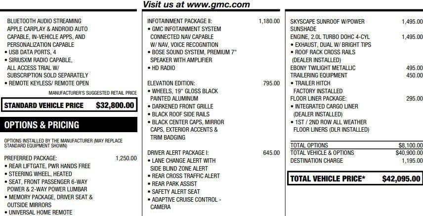 2020 GMC Terrain SLT