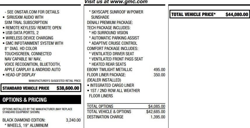 2024 GMC Terrain Denali