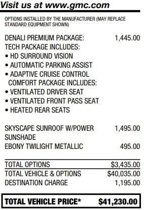 2022 GMC Terrain Denali