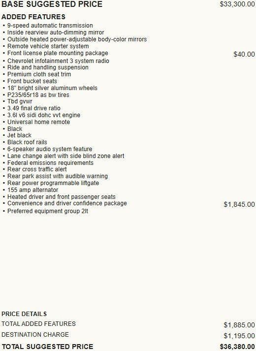 2019 Chevrolet Blazer Base