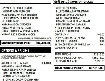 2021 GMC Sierra 1500 AT4