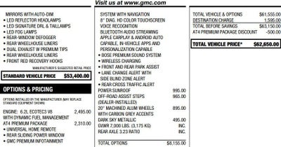 2020 GMC Sierra 1500 AT4