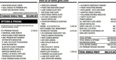 2021 GMC Sierra 1500 AT4