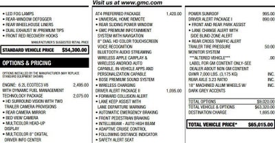 2021 GMC Sierra 1500 AT4