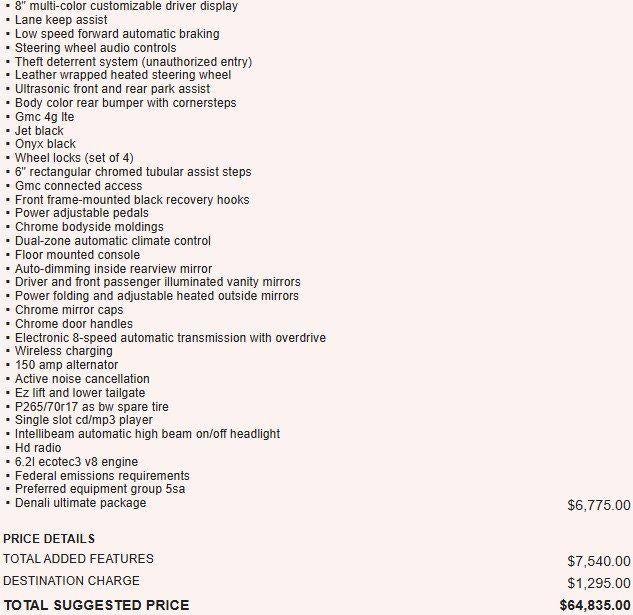 2018 GMC Sierra 1500 Denali
