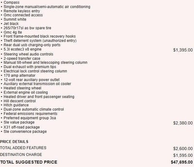 2019 GMC Sierra 1500 SLE