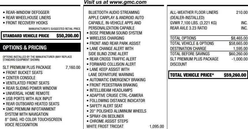 2020 GMC Sierra 1500 SLT