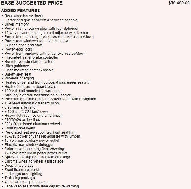 2020 GMC Sierra 1500 SLT