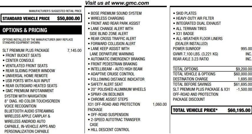 2021 GMC Sierra 1500 SLT