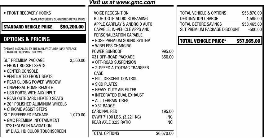 2020 GMC Sierra 1500 SLT