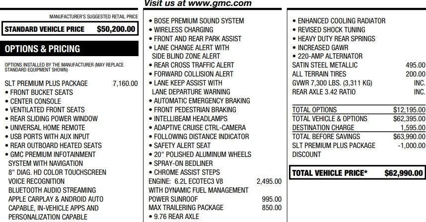 2020 GMC Sierra 1500 SLT