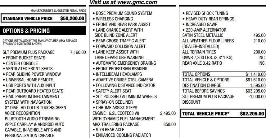 2020 GMC Sierra 1500 SLT