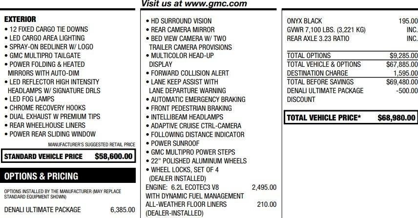 2020 GMC Sierra 1500 Denali