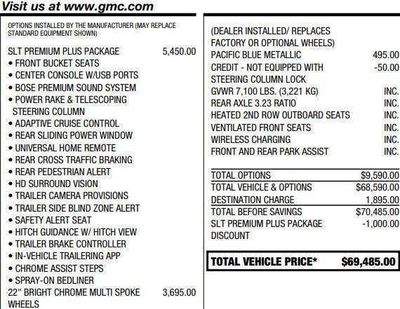 2023 GMC Sierra 1500 SLT