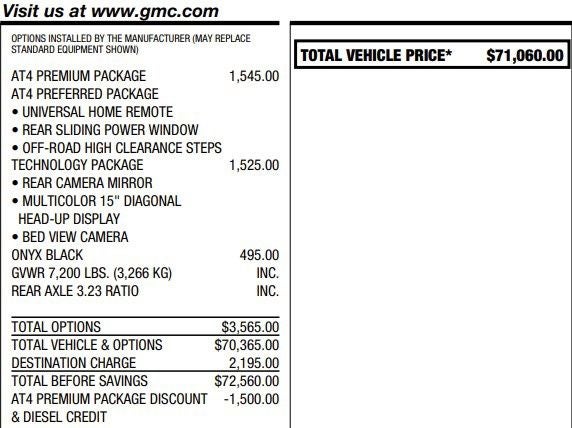 2025 GMC Sierra 1500 AT4