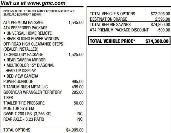 2026 GMC Sierra 1500 AT4