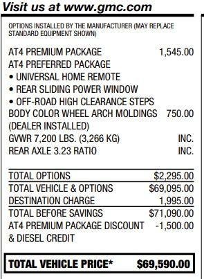 2025 GMC Sierra 1500 AT4