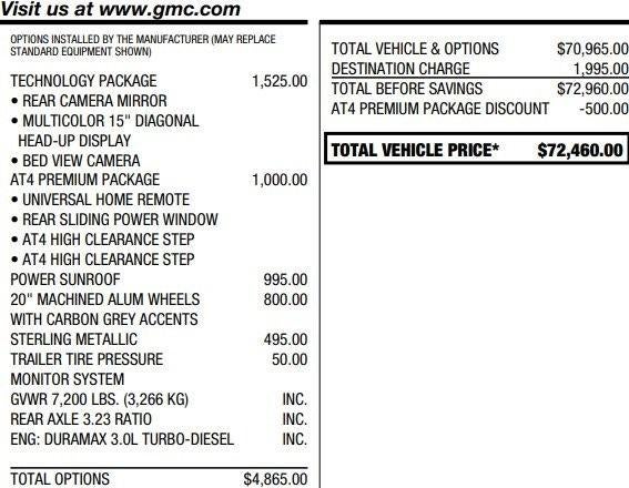 2024 GMC Sierra 1500 AT4