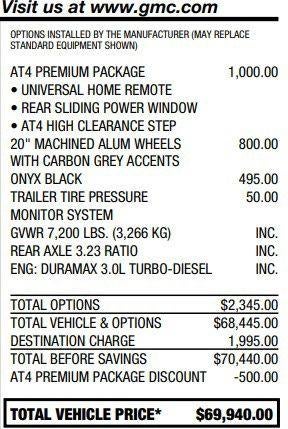 2024 GMC Sierra 1500 AT4