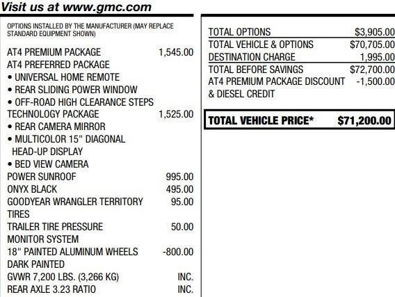 2025 GMC Sierra 1500 AT4