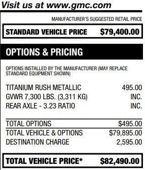 2026 GMC Sierra 1500 AT4X
