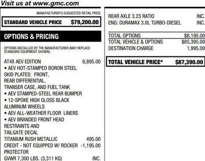 2024 GMC Sierra 1500 AT4X