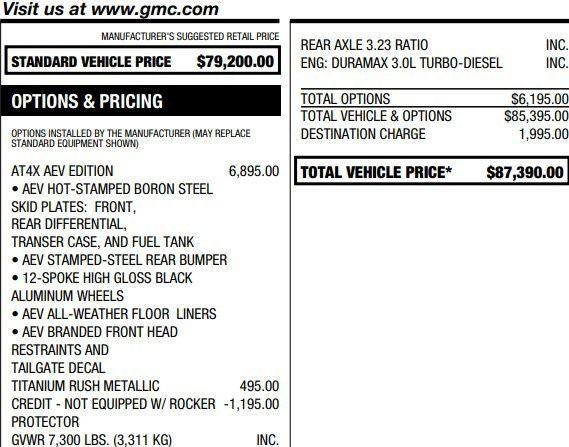 2024 GMC Sierra 1500 AT4X