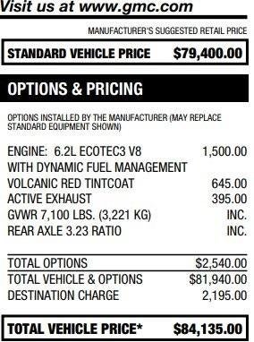 2025 GMC Sierra 1500 AT4X