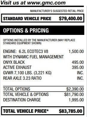 2025 GMC Sierra 1500 AT4X