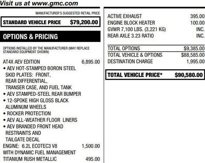 2024 GMC Sierra 1500 AT4X