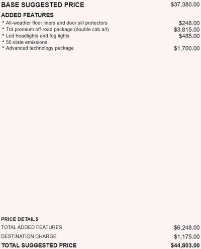 2021 Toyota Tacoma 4WD SR