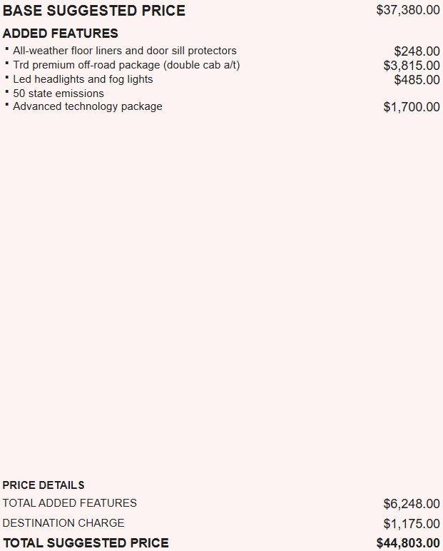 2021 Toyota Tacoma 4WD SR