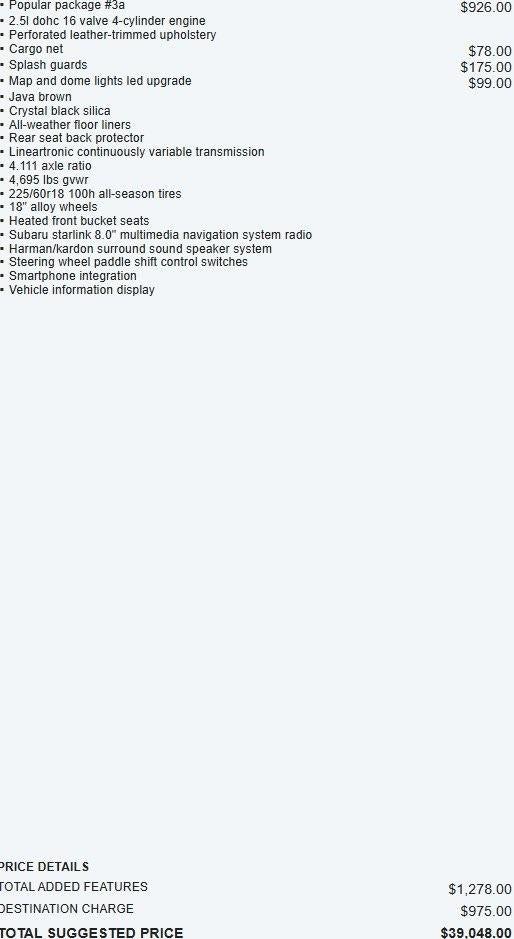 2019 Subaru Outback Touring