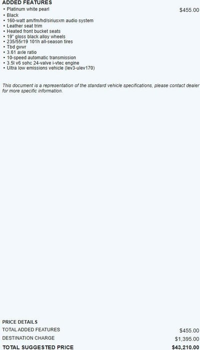 2023 Honda Odyssey Sport