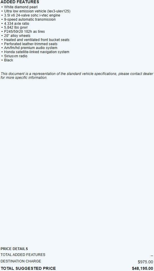 2017 Honda Pilot Elite