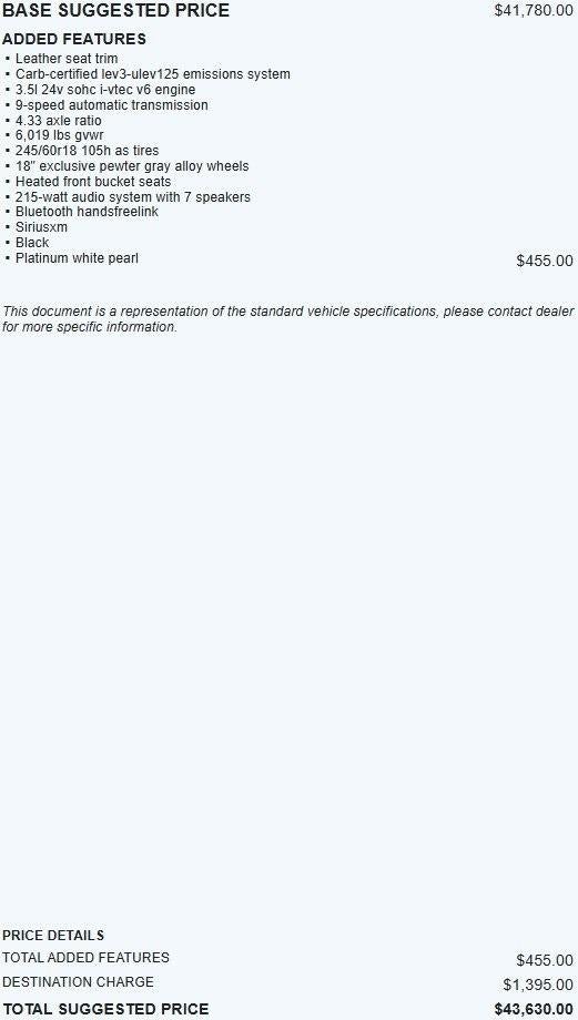 2023 Honda Ridgeline RTL