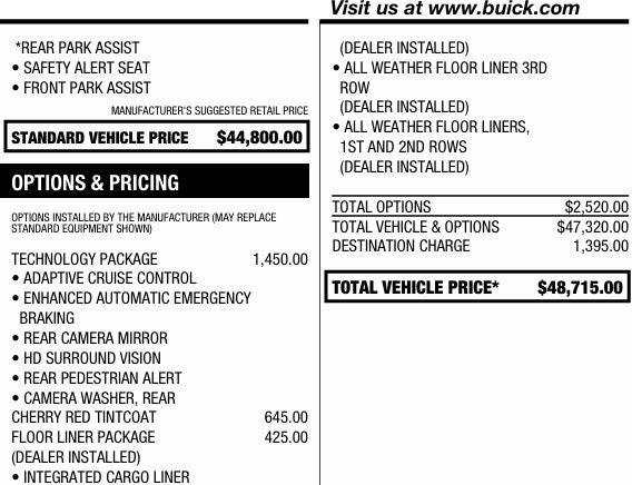 2023 Buick Enclave Essence