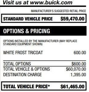 2023 Buick Enclave Avenir