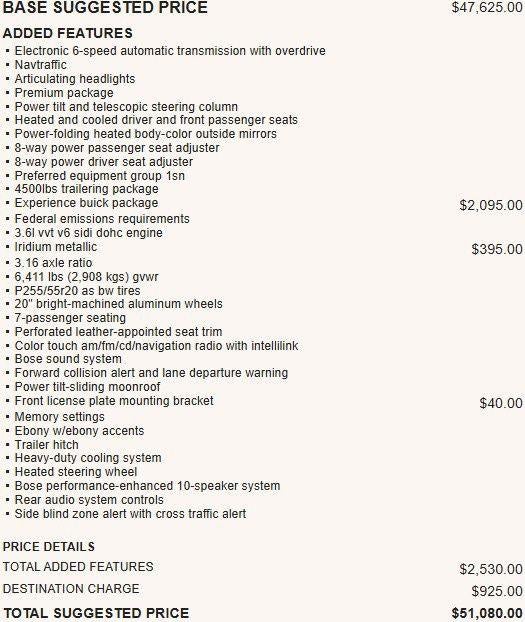 2017 Buick Enclave Premium