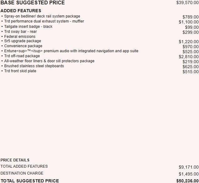 2018 Toyota Tundra 4WD SR5