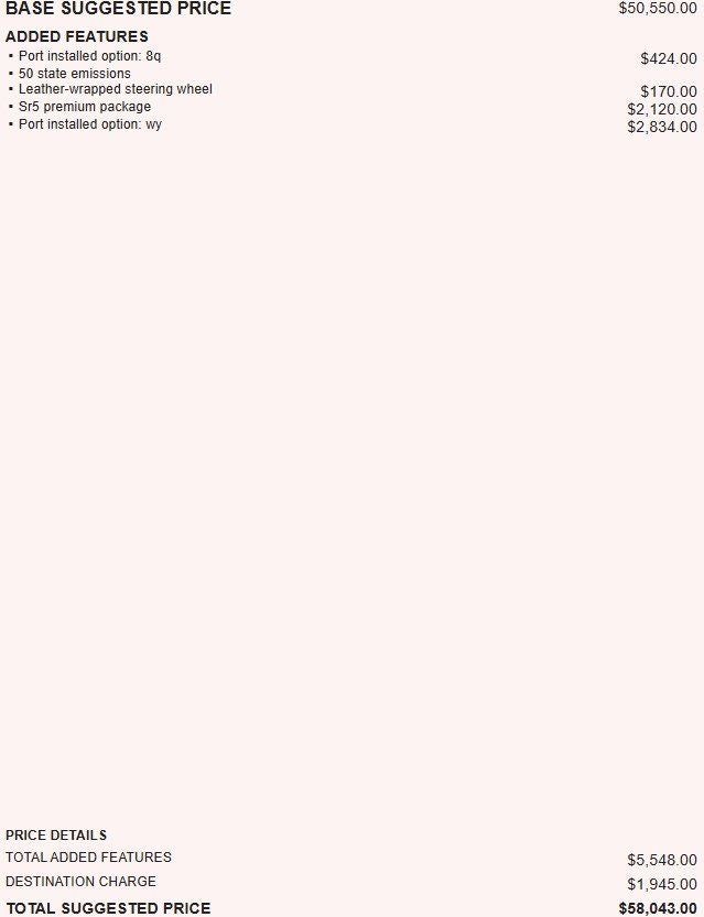 2024 Toyota Tundra 4WD SR5