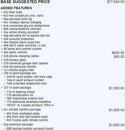 2023 BMW X7 xDrive40i