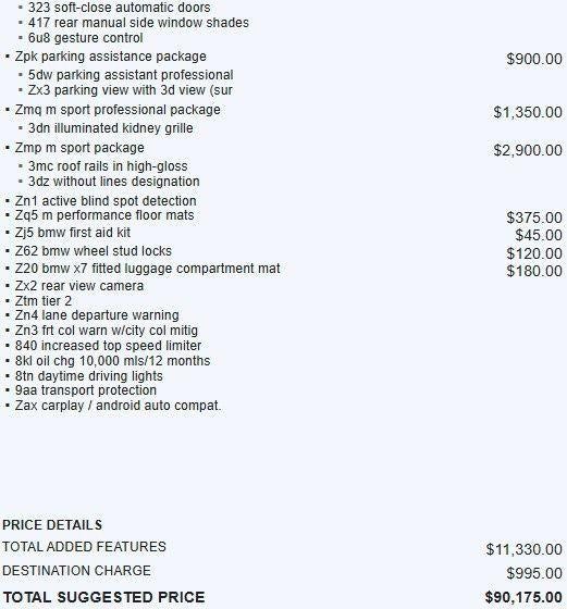 2023 BMW X7 xDrive40i